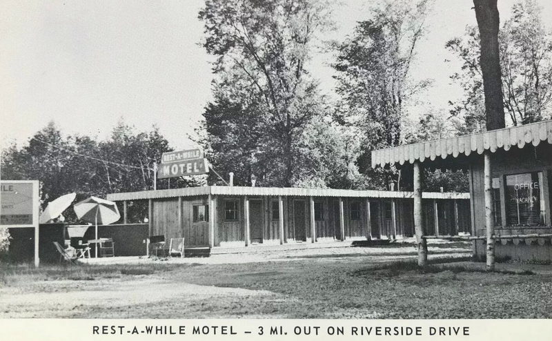 Rest-A-While Motel - Postcard (newer photo)